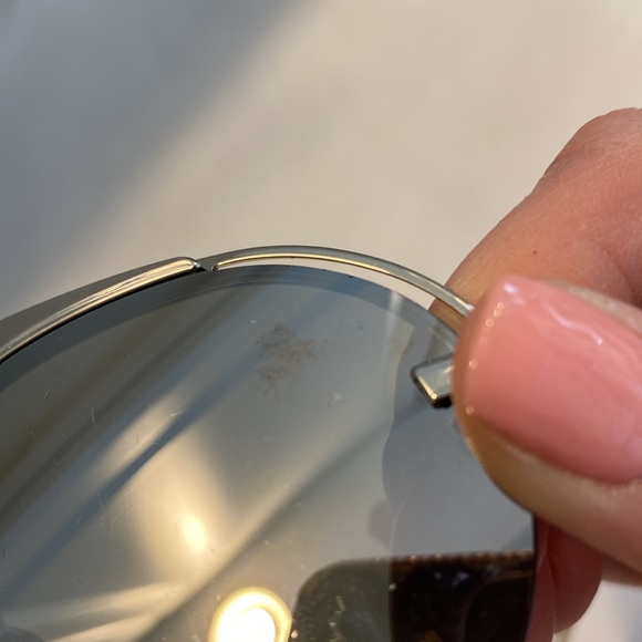 Dior Dio(r)evolution2 J5GQV Silver Grey Aviator Pilot Mirror Sunglasess - Picture 15 of 15